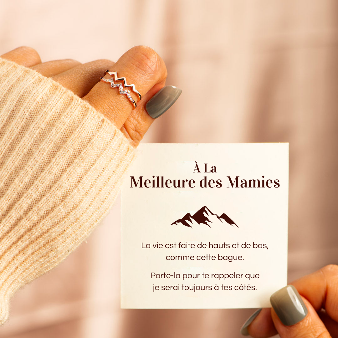 Bague Ajustable - À la meilleure des mamies - Je serai toujours à tes côtés