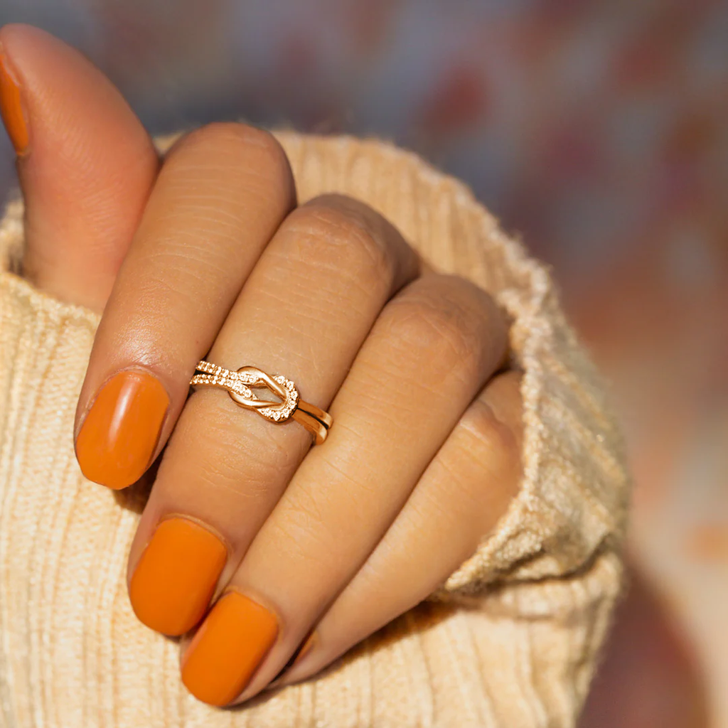 Bague Ajustable Noeud Infini - À ma meilleure amie - Les liens éternels
