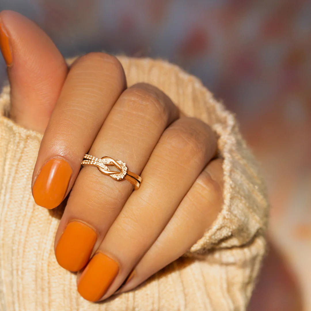 Bague Ajustable Noeud Infini - À ma meilleure amie - Les liens éternels