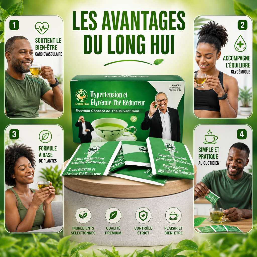 Boîte de 20 Thés Anti-Diabète & Hypertension — 100% Naturel