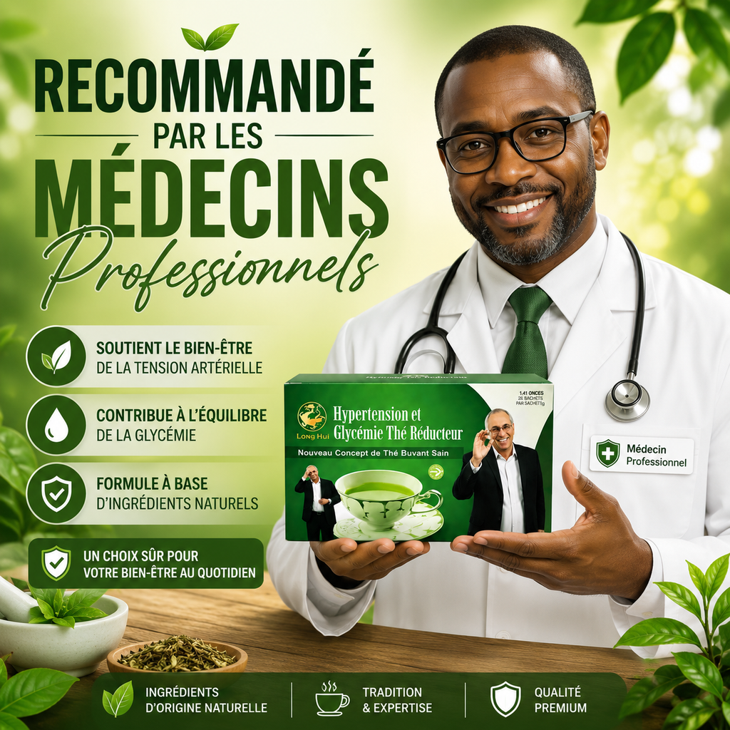 Boîte de 20 Thés Anti-Diabète & Hypertension — 100% Naturel