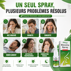 Spray naturel 3 en 1 anti-sinusite, purification des poumons et anti-ronflement