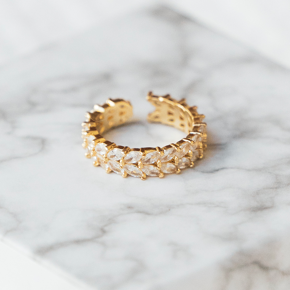 Bague Ajustable - Amour Absolu - Bref, je t'aime