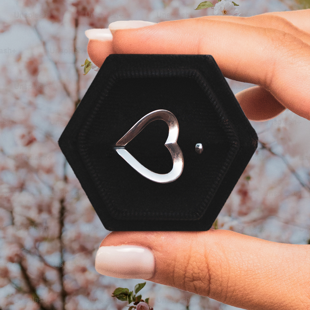 Bague Ajustable - Coeur - Viens on s'aime...