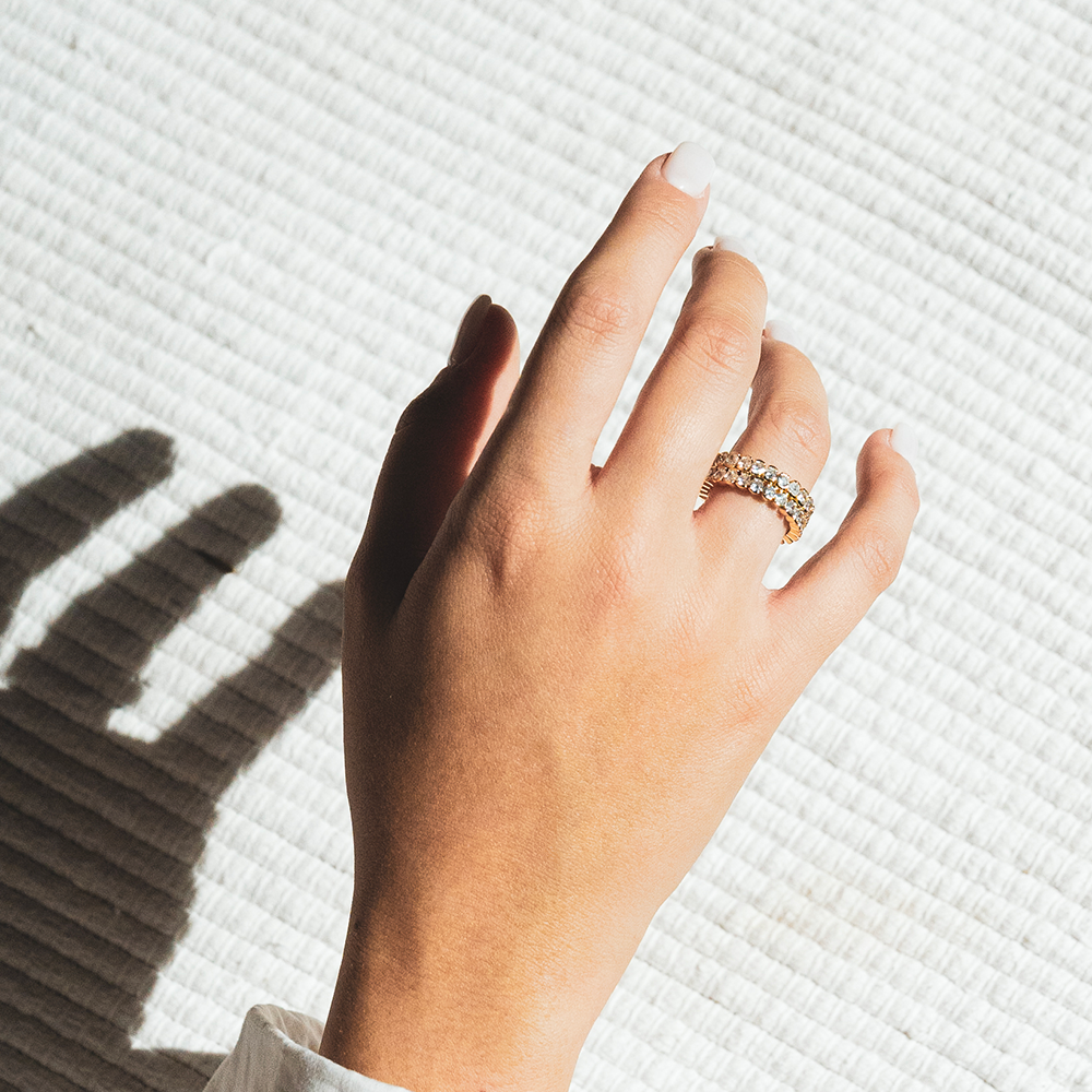 Bague Ajustable - Amour Intemporel - Bref, je t'aime