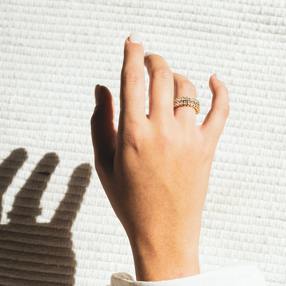 Bague Ajustable - Amour Intemporel - Je t'aime