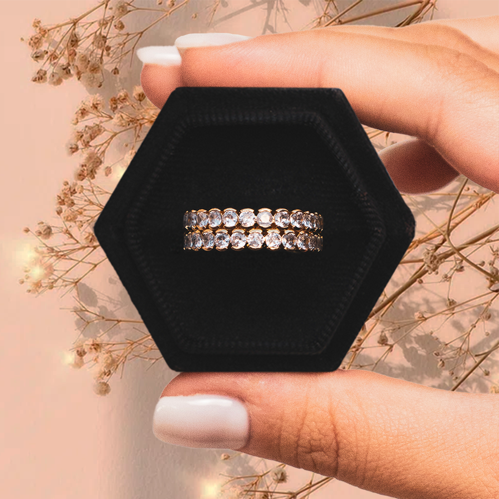 Bague Ajustable - Amour Intemporel - Viens on s'aime...