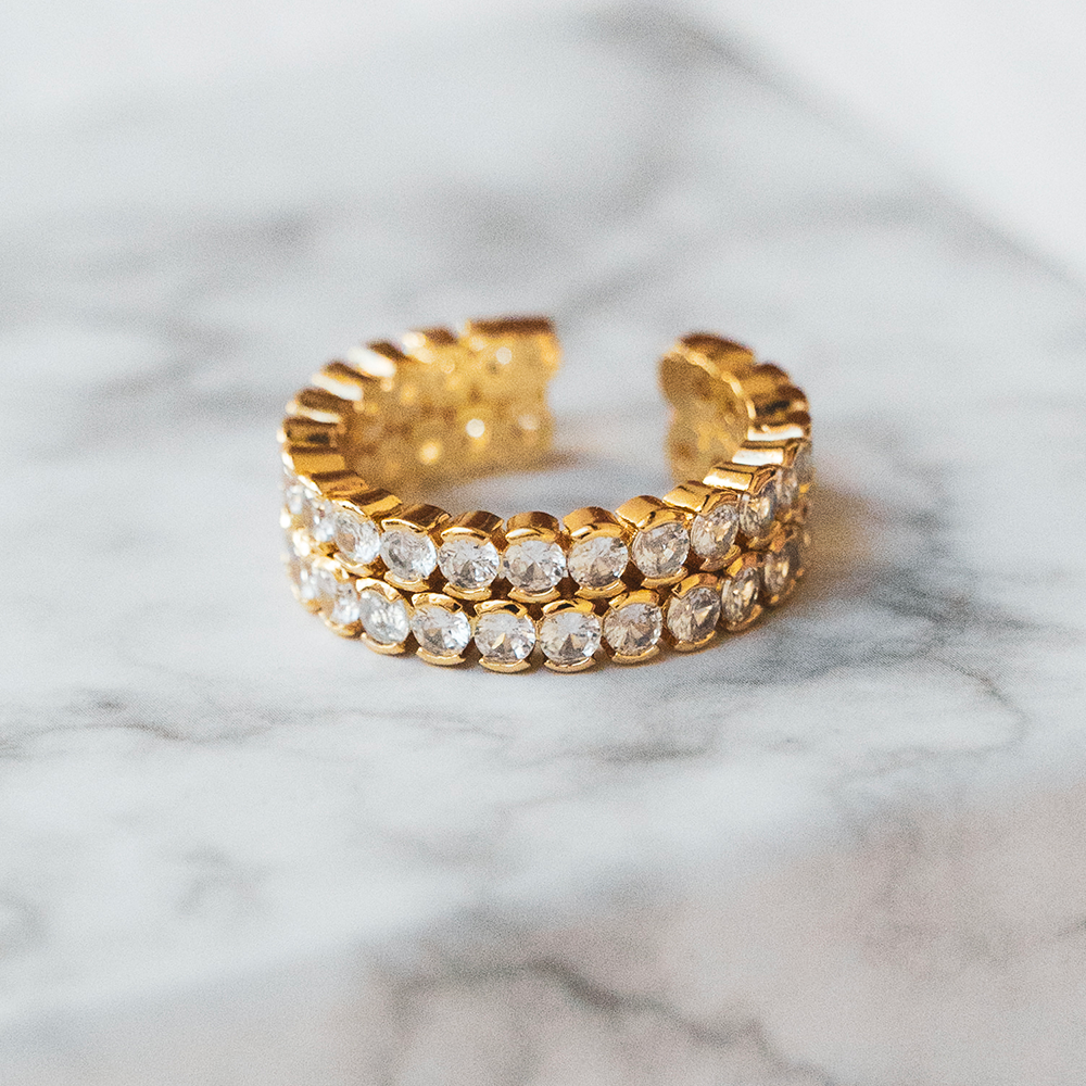 Bague Ajustable - Amour Intemporel - Viens on s'aime...