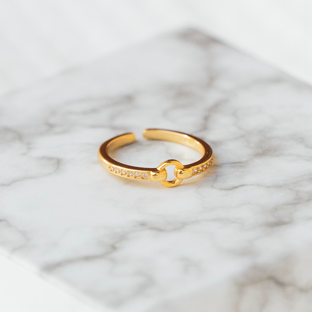 Bague Ajustable - Lien Éternel - Viens on s'aime...