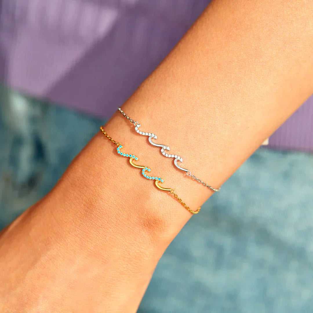 Bracelet Vagues - À la meilleure des mamies - Je serai toujours à tes côtés