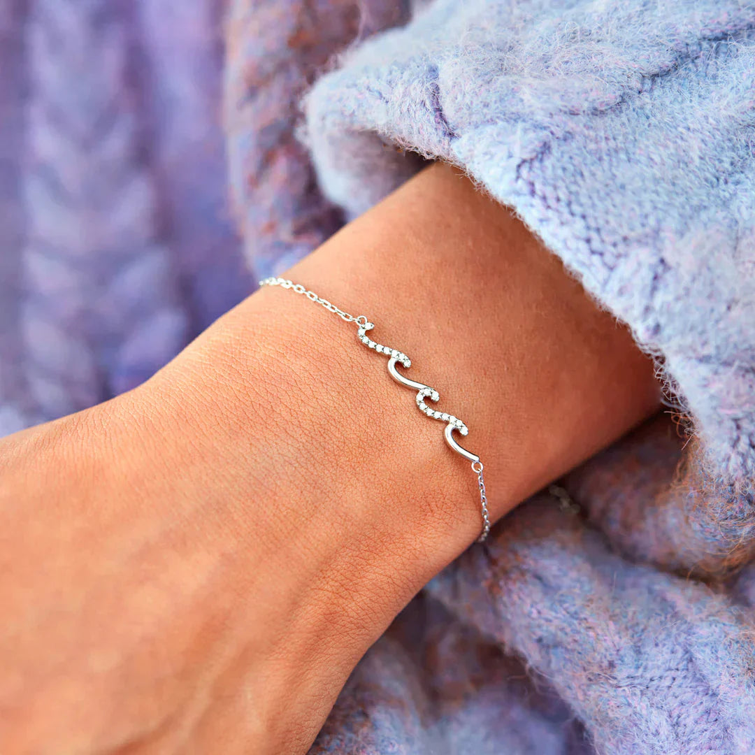 Bracelet Vagues - À ma soeur - Je serai toujours à tes côtés